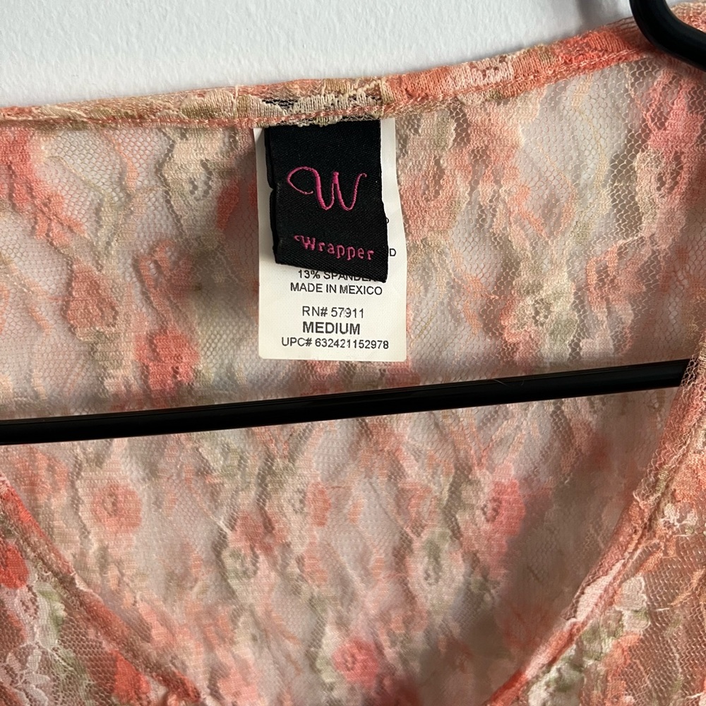 Wrapper Sheer Blouse - image 3